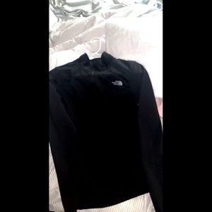 quarter zipped north face long sleeve